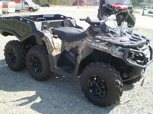 New 2015 Canam Outlander XT 1000 6x6 Camo ATV Wheeler 6 wheel drive dump-body image 1