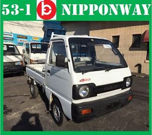 1990 Suzuki Carry 4x4 5 Speed + EL Mini Pickup Truck  Compare it to ATV UTV Gator Kubota &amp; Side By Side! image 1